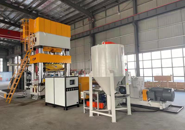 One-Step Extrusion Machine for Waste Fabric
